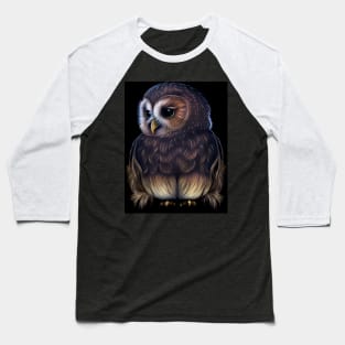 Cute Owl #9 Baseball T-Shirt